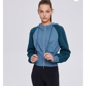 Lit Activewear Large Rebounce Corset Jacket Colorblock jade/Blue Steel Large